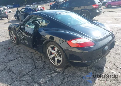 2007 Porsche Cayman S from USA, damaged, VIN WP0AB29817U782587